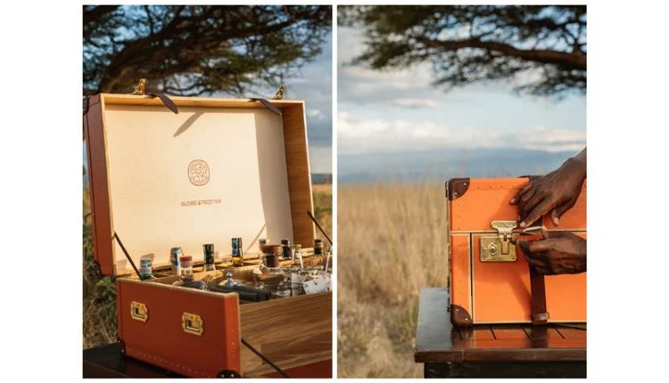 A&K Sanctuary and Globe-Trotter Craft Bespoke Safari Bar at Kitirua Plains Lodge