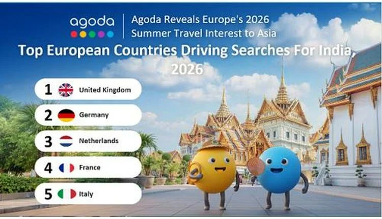 Agoda data shows European summer searches for India up 14%