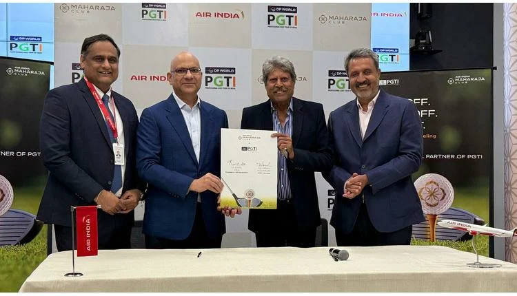 Air India Maharaja Club Named Official Travel Partner for DP World PGTI Golf Tour