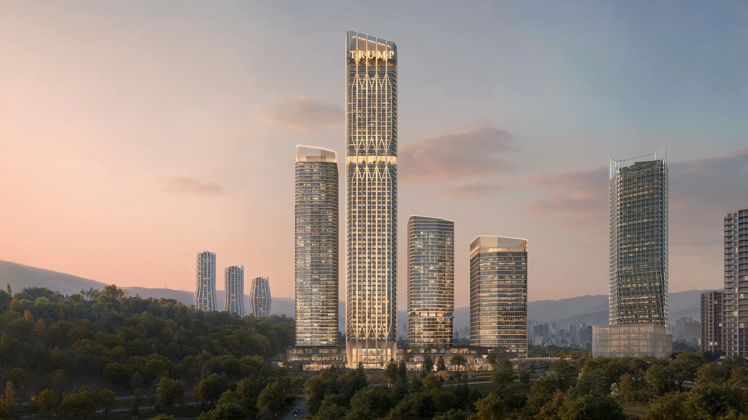 Archi Group and INVIA unveil $2B Downtown Tbilisi with Trump Tower
