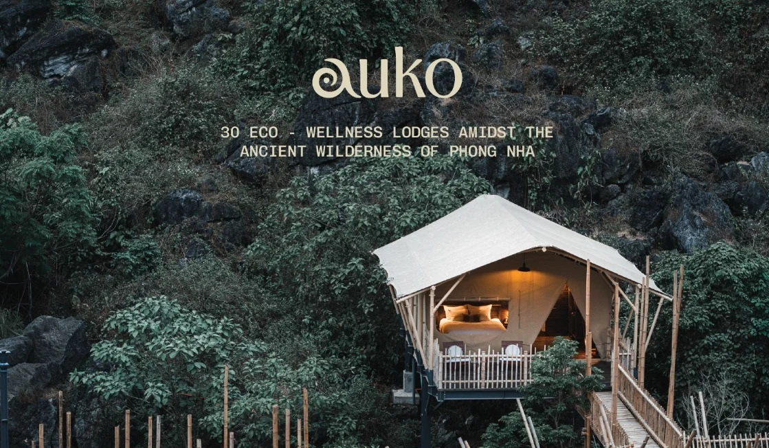 Auko Eco-Wellness Lodges to Open in Phong Nha in Q3 2025 with Regenerative Hospitality Model