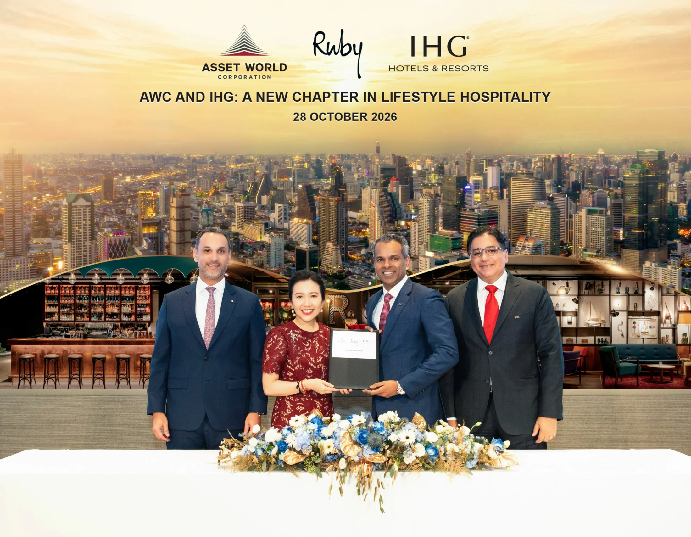 AWC and IHG debut Ruby brand in Bangkok's Sathorn district