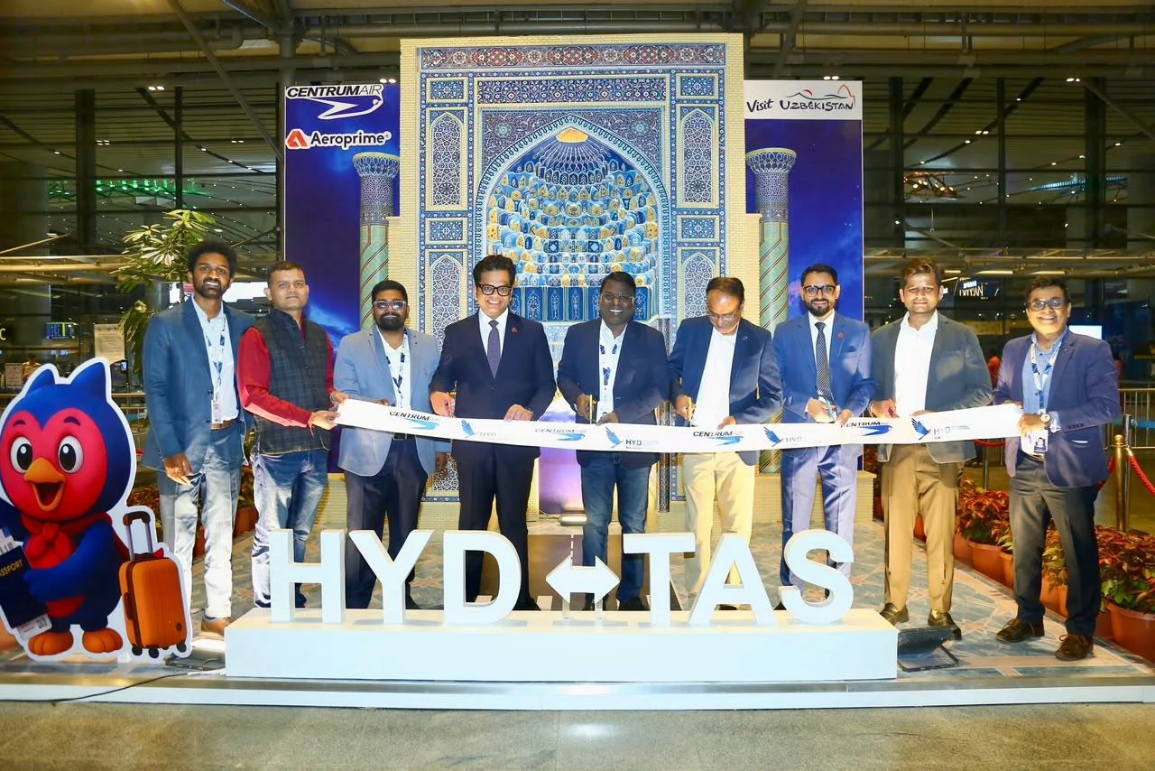 Centrum Air adds Hyderabad–Tashkent service, second India gateway