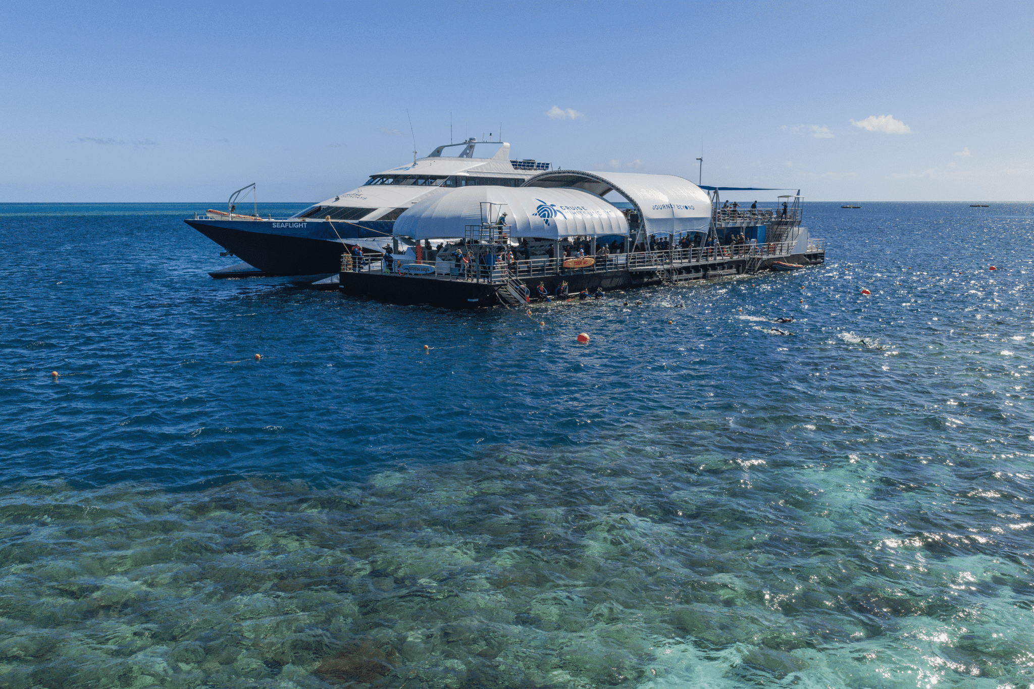 Cruise Whitsundays Upgrades Heart Pontoon on Hardy Reef with Expanded Facilities