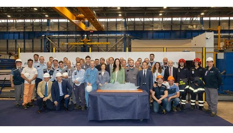 Crystal Grace Steel Cutting Marks Next Phase for Luxury Cruise Line