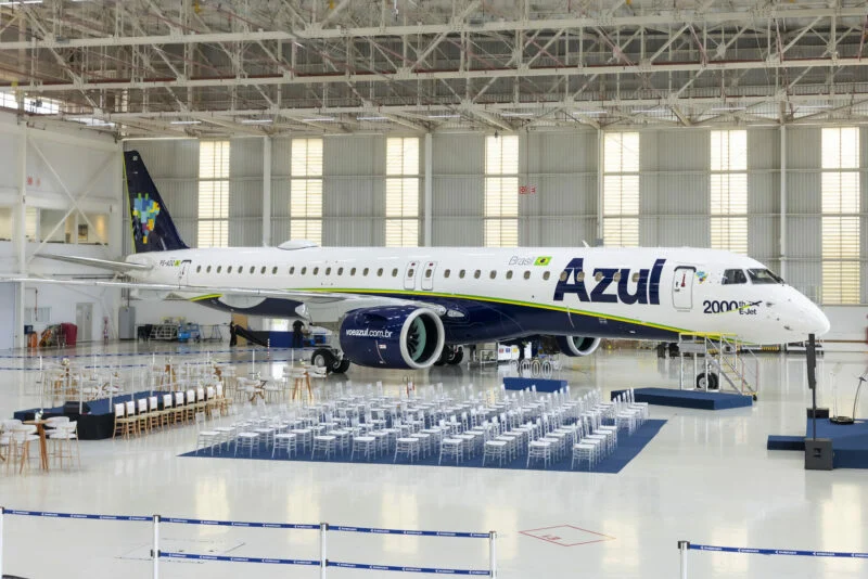 Embraer marks 2,000th E-Jet delivery with Azul E195-E2