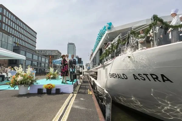 Emerald Cruises Christens 10th River Star-Ship Emerald Astra in Amsterdam
