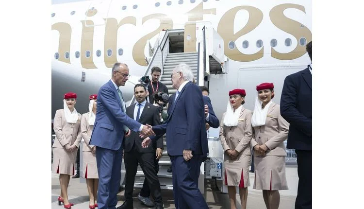 Emirates A380 Takes Center Stage at ILA Berlin 2026 with German Chancellor Visit