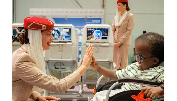 Emirates showcases accessibility tech for disabled travelers at Dubai expo