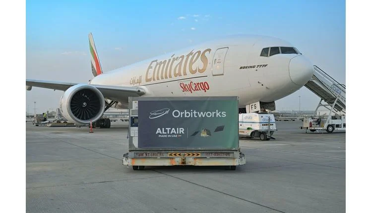 Emirates SkyCargo flies UAE's first AI satellite to Los Angeles