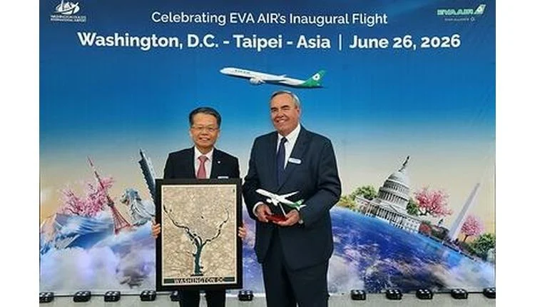 EVA Air Opens Washington D.C.–Taipei Nonstop, Its 10th North American Gateway