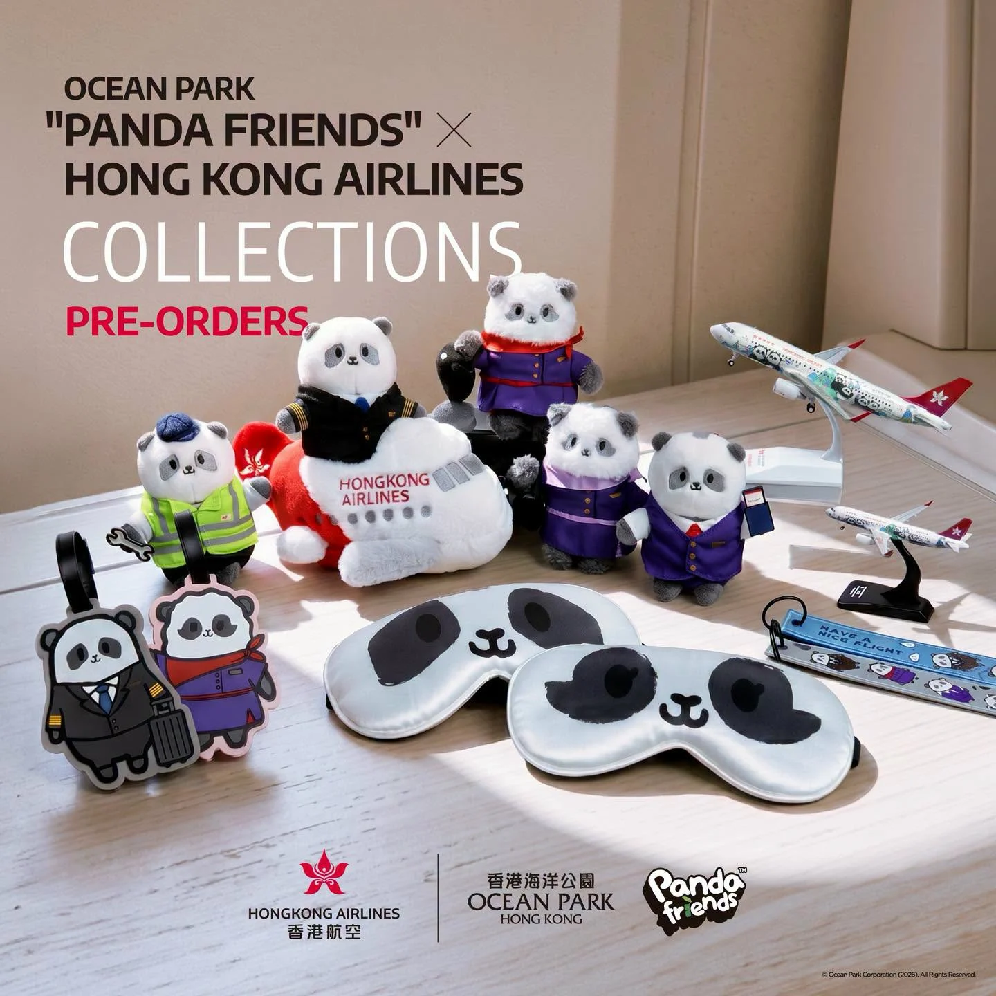 Hong Kong Airlines Refreshes Panda-Themed Livery with Ocean Park Partnership