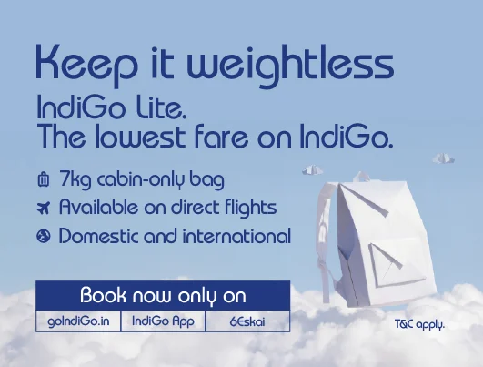 IndiGo Lite: New Entry-Level Fare Targets Light Travelers with Flexible Add-Ons