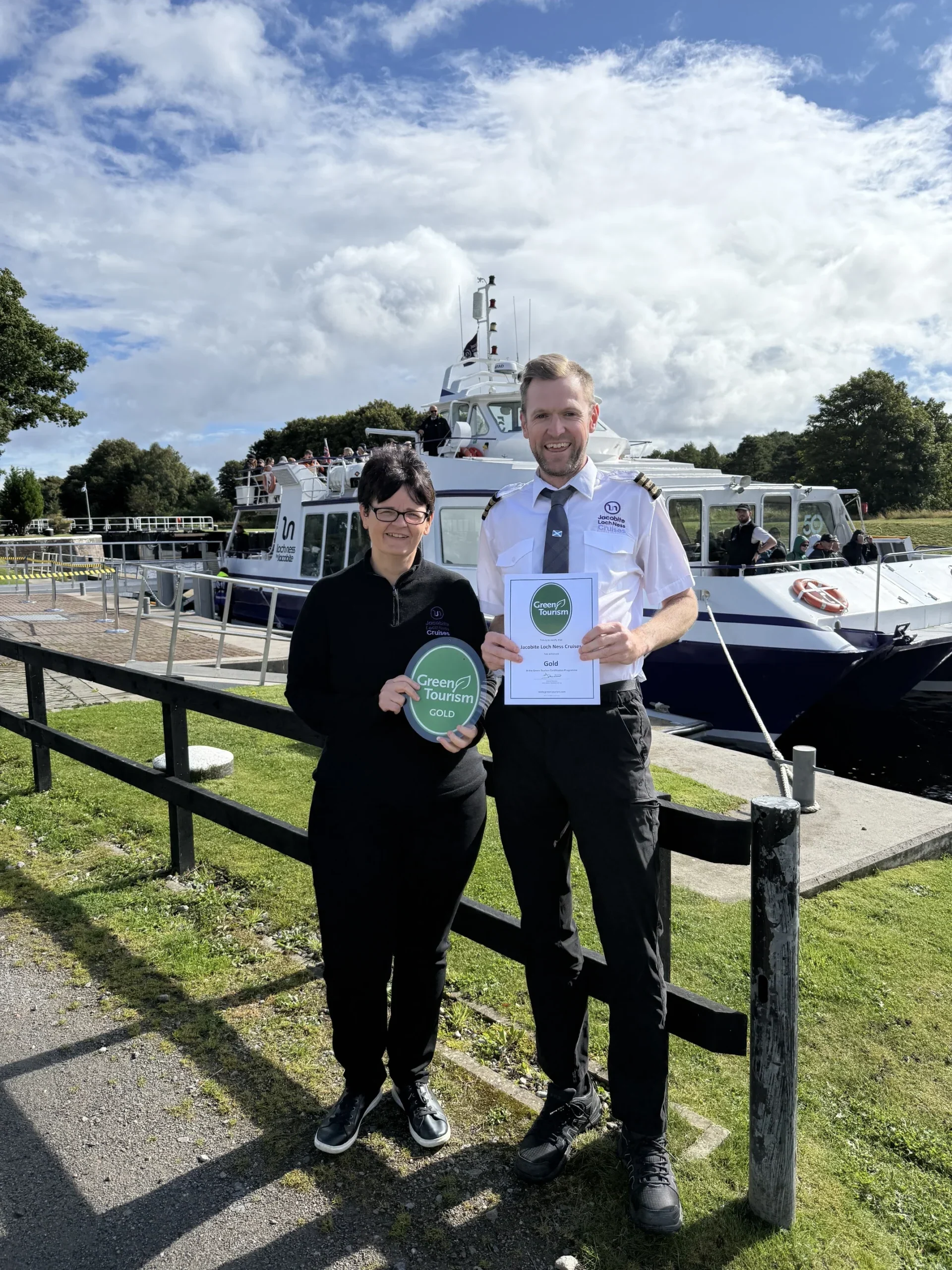 Jacobite Loch Ness Cruises secures Gold Green Tourism certification