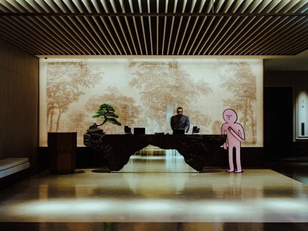 Janu Tokyo Transforms into Living Gallery with Jean Jullien's PAPER PEOPLE Exhibition