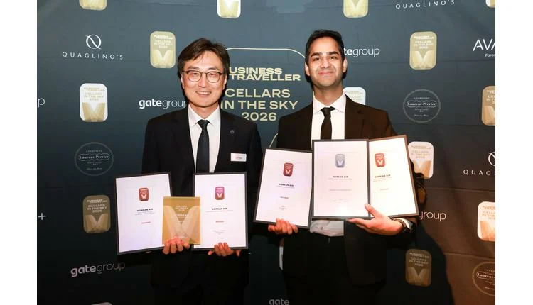 Korean Air Wins Six Cellars in the Sky Awards for 2026 Wine Program