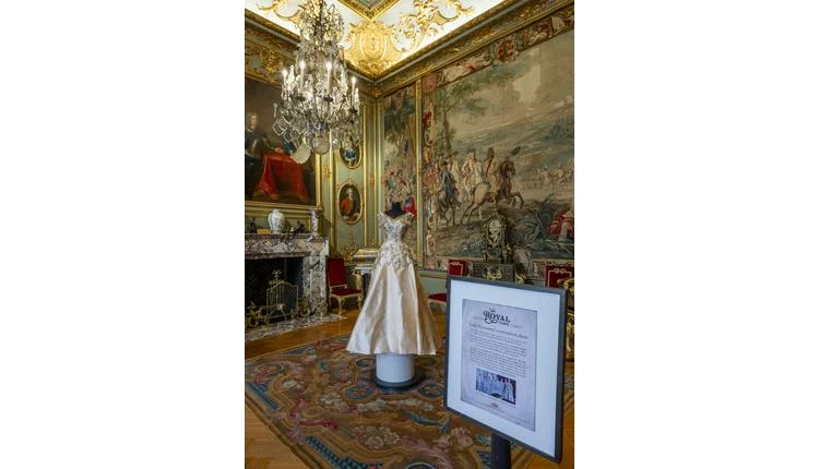 Lady Rosemary's coronation gown returns to Blenheim Palace for royal-themed season