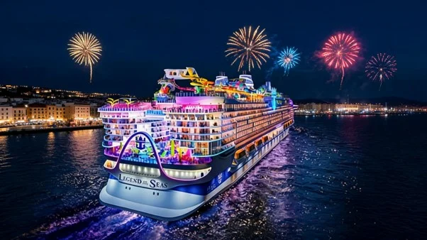 Legend of the Seas Sets Sail: Royal Caribbean’s New Icon-Class Ship Debuts in Europe
