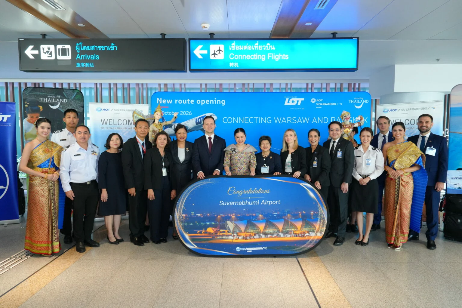 LOT Polish Airlines opens Warsaw–Bangkok direct service
