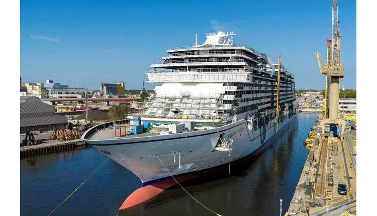 Oceania Cruises marks float-out of first Sonata Class ship