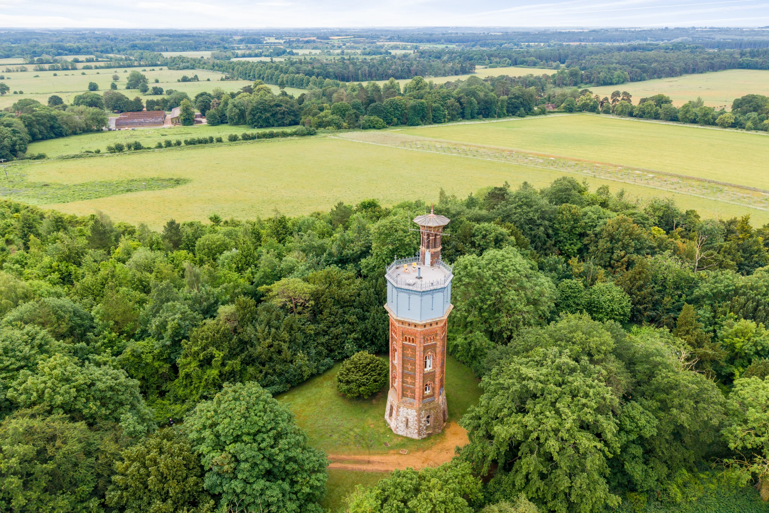 Oliver's Travels opens restored Victorian water tower on Sandringham Estate