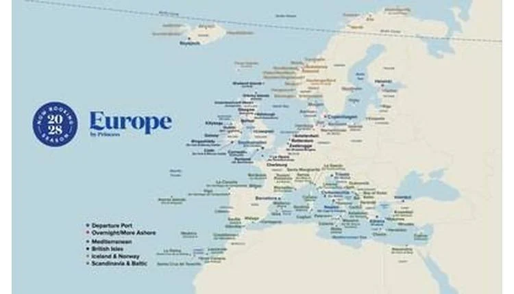 Princess Cruises Expands Europe Operations with Record 2028 Season