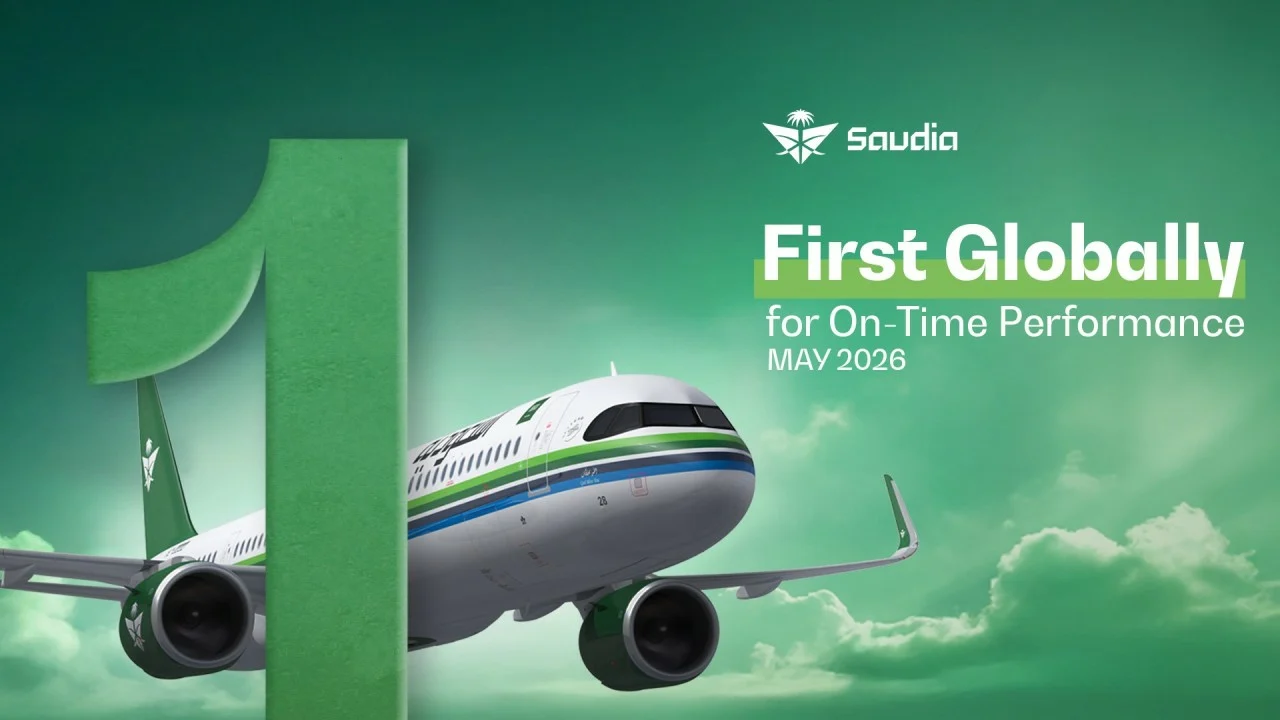 Saudia Tops Global Punctuality Rankings During Hajj and Eid Peak