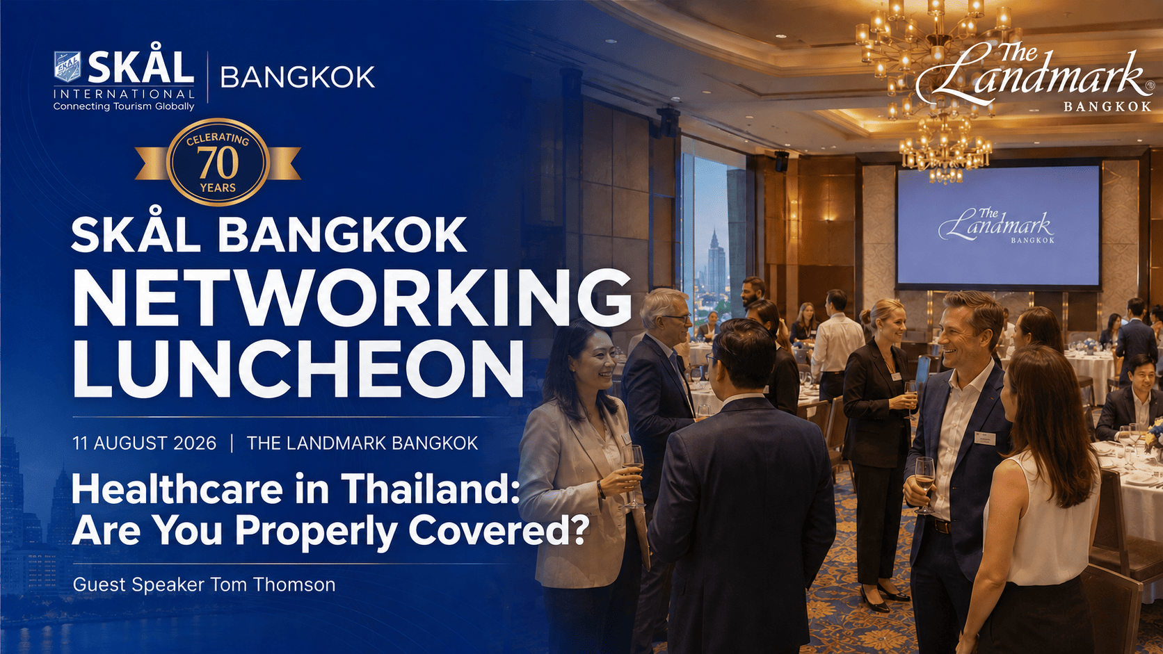 Skål Bangkok Luncheon to Tackle Healthcare Coverage for Travel Pros