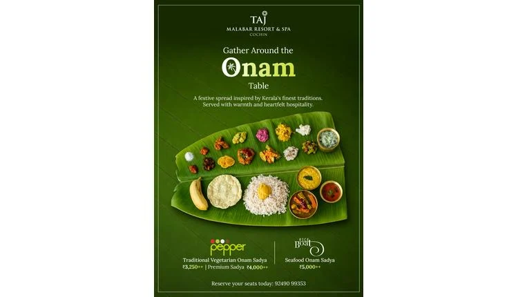 Taj Hotels stage Onam feasts in Mumbai and Kochi