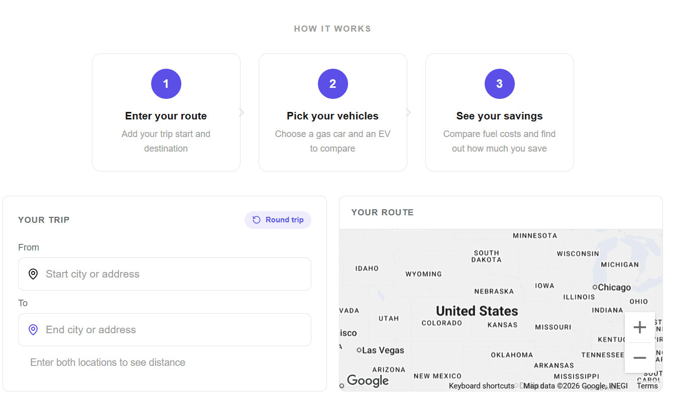 Turo's New Calculator Lets Renters Compare EV and Petrol Costs for Road Trips