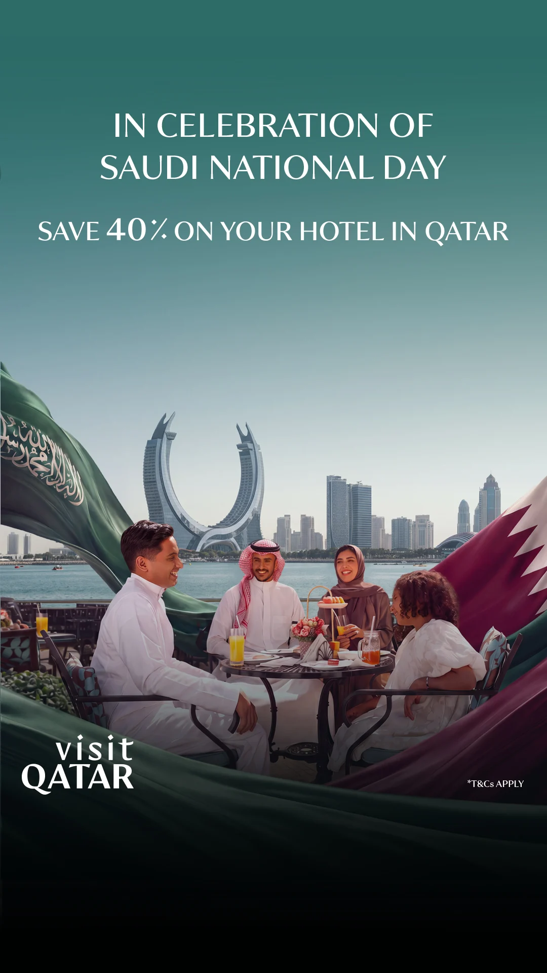 Visit Qatar rolls out 40% hotel discount for Saudi National Day
