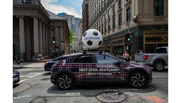 VisitScotland Deploys Tartan Taxis in Boston to Boost Tourism During Football Tournament